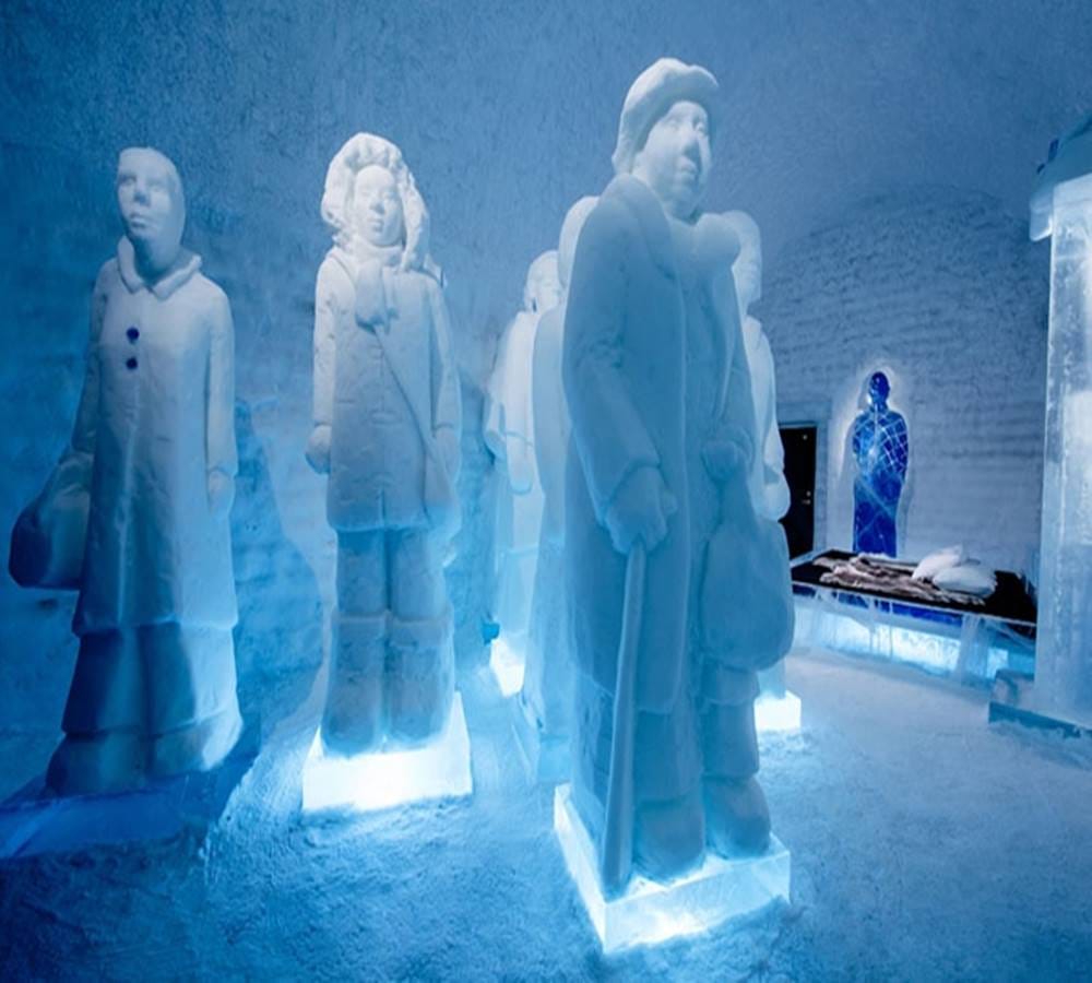 Reveals Incredible Art of Swedens Ice Hotel with These pictures