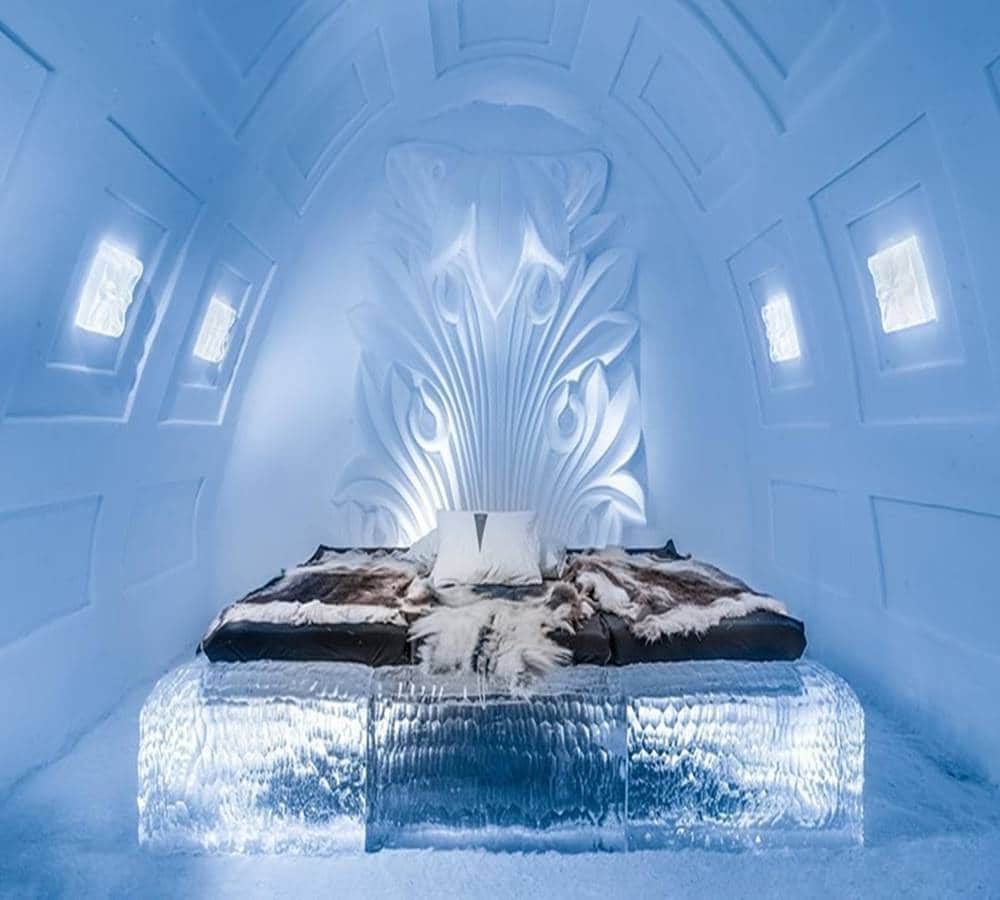 Reveals Incredible Art of Swedens Ice Hotel with These pictures