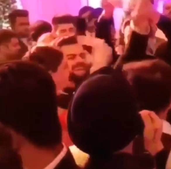 Virat kohli sings another sad song on his reception after sangeet 