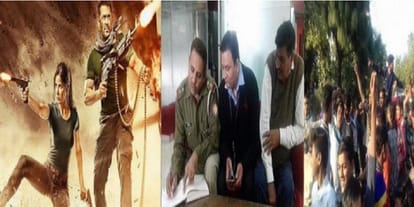 'Tiger zinda hai' seen in the hall, demolition, tamanche in show