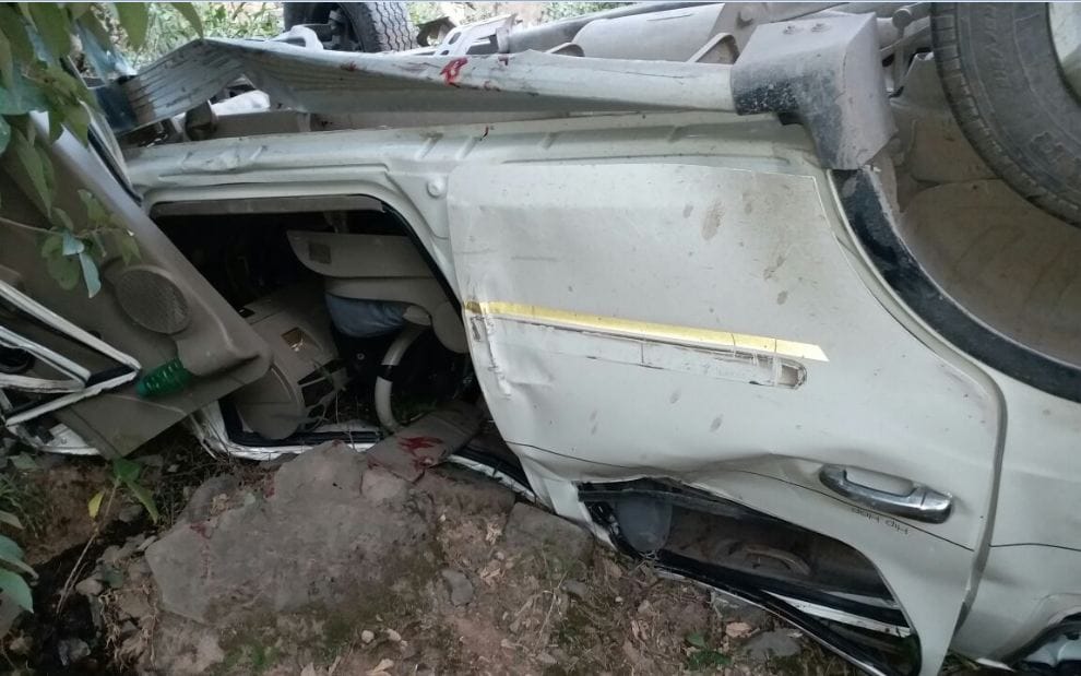 crpf vechile road accidnet in udhampur khairi mod