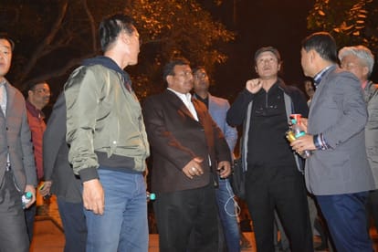 korean team to maintain rani hau park in ayodhya.