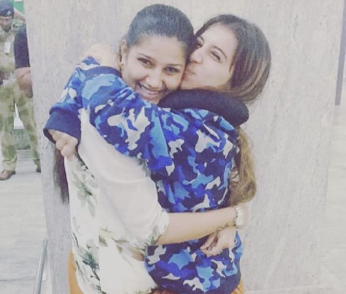 Bigg Boss 11 Ex contestant Benafsha dancing with Sapna Choudhry on Haryanavi song 