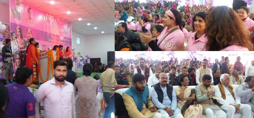 amar ujala joins hand with goonj to spread awareness among women, women bikers took rally