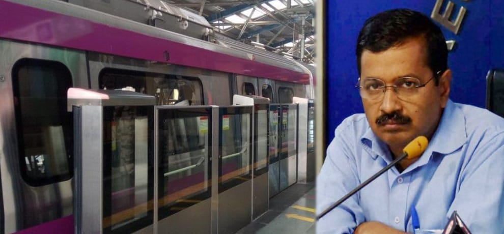 kejriwal not invited on launch of magenta line of delhi metro modi yogi to flaf off on 25 december