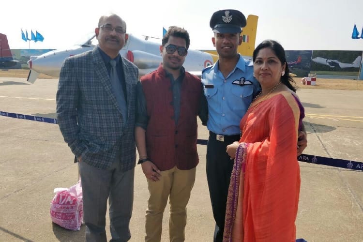 nishant shrivastava of lucknow became fighter pilot