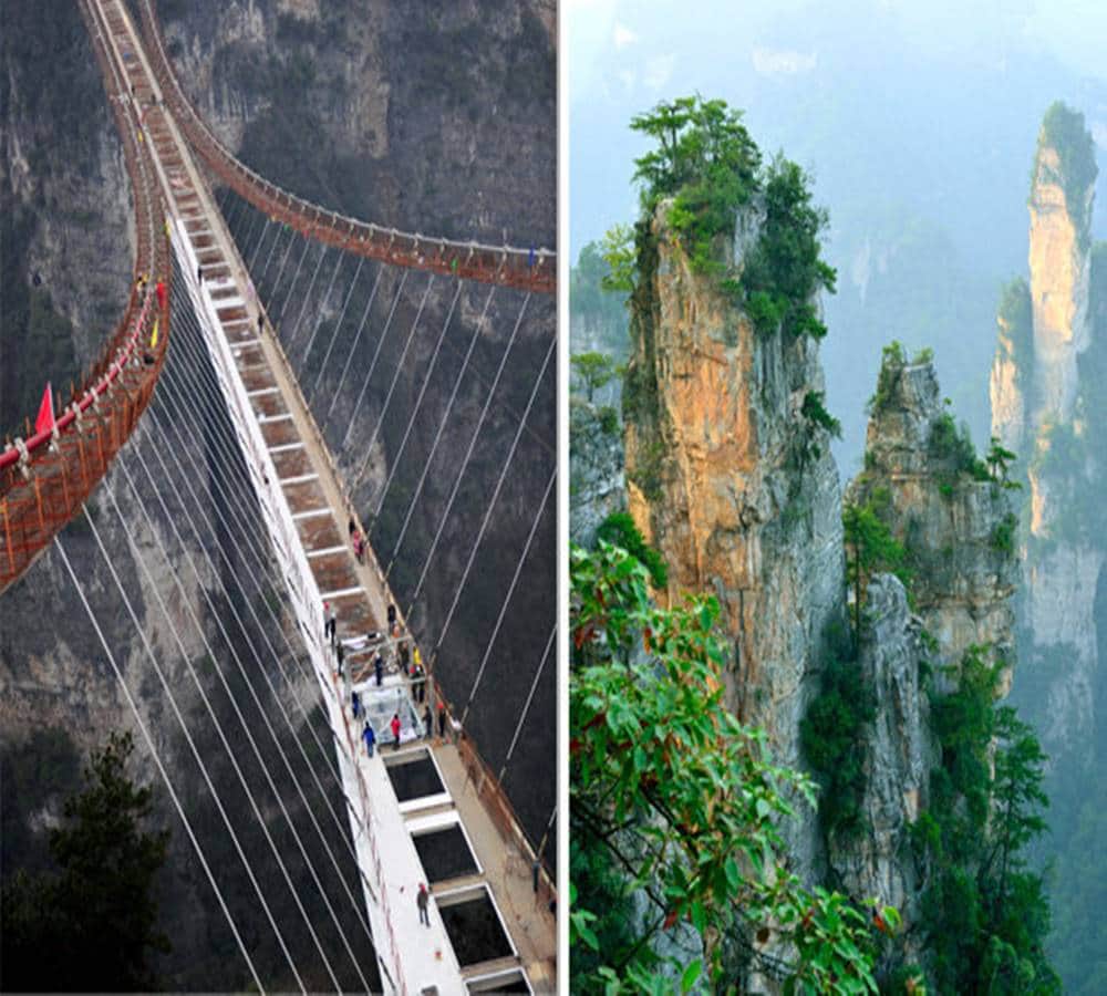 Scary Glass Bridge of China