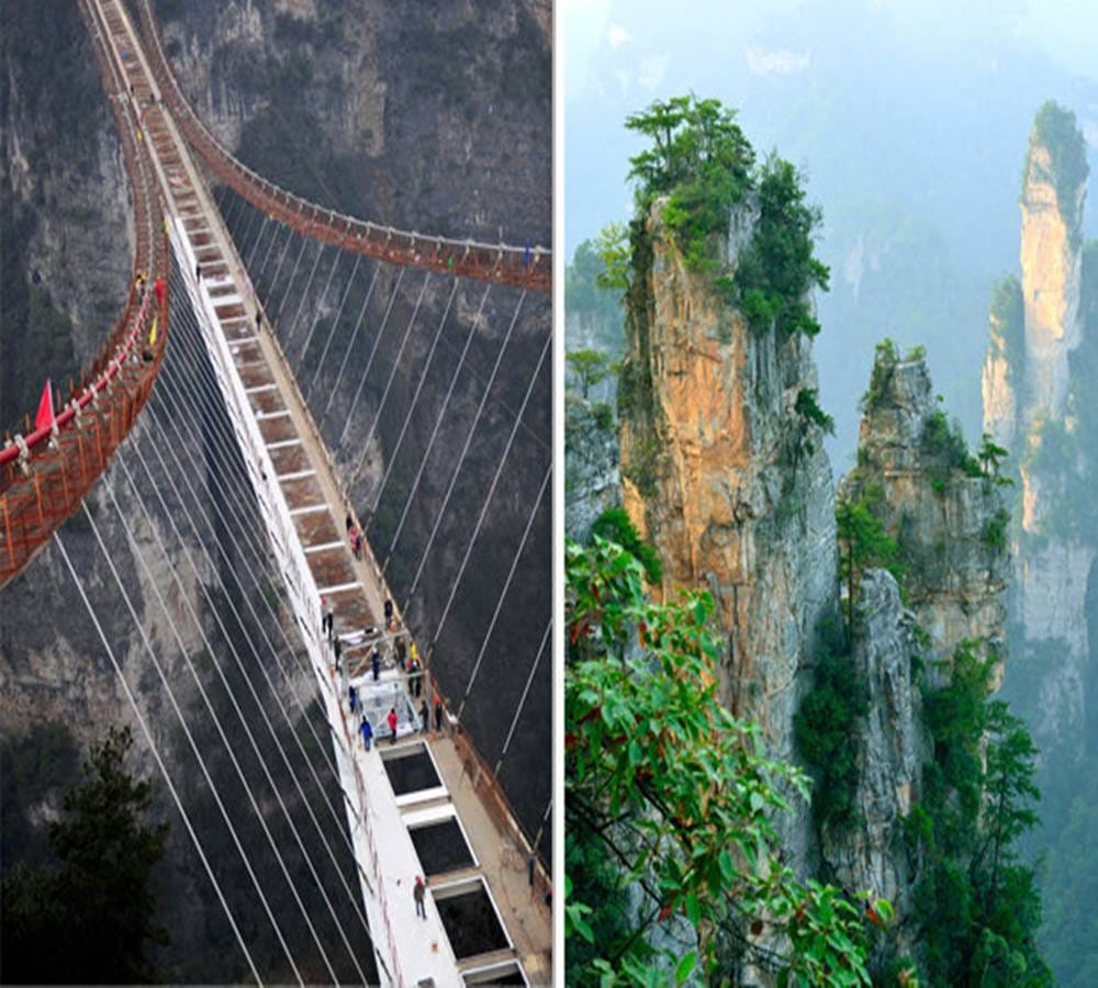 Scary Glass Bridge of China