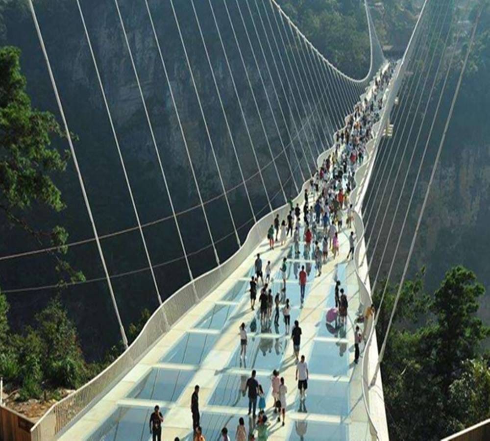 Scary Glass Bridge of China
