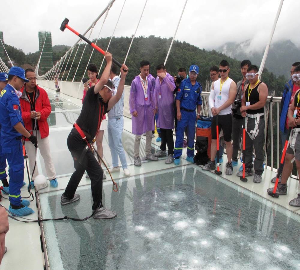 Scary Glass Bridge of China