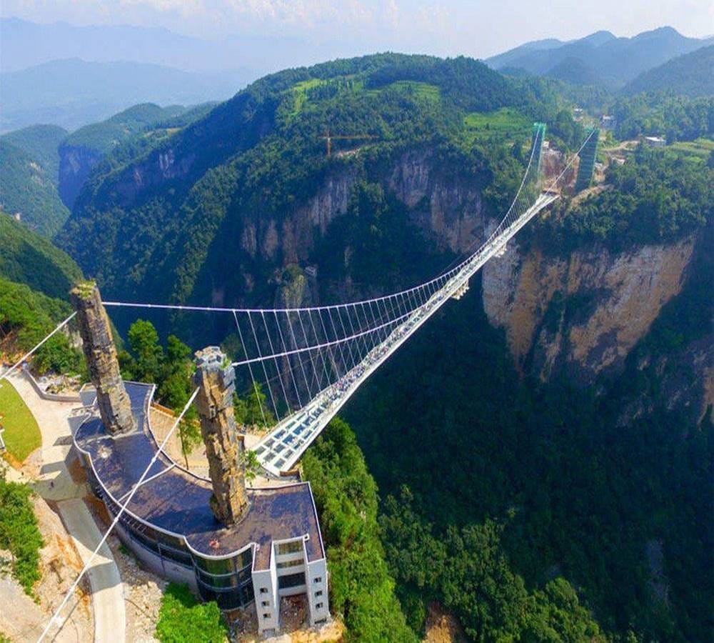 Scary Glass Bridge of China