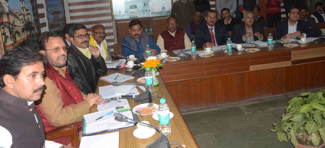 UP minister suresh khanna suspended executive engineer in varanasi