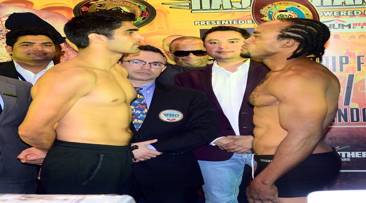 vijendra singh will face Ghanaian boxer ernest amuzu in rajasthan rumble 