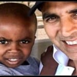 Akshay Kumar posts an adorable picture of Nitara and Valentino 2.0 from Cape Town