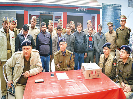Discovery of illegal liquor trade, seven arrests