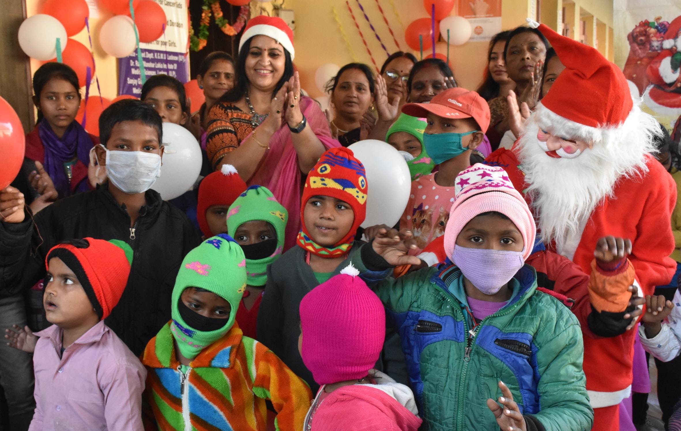 pics of christmas celebration in Lucknow.