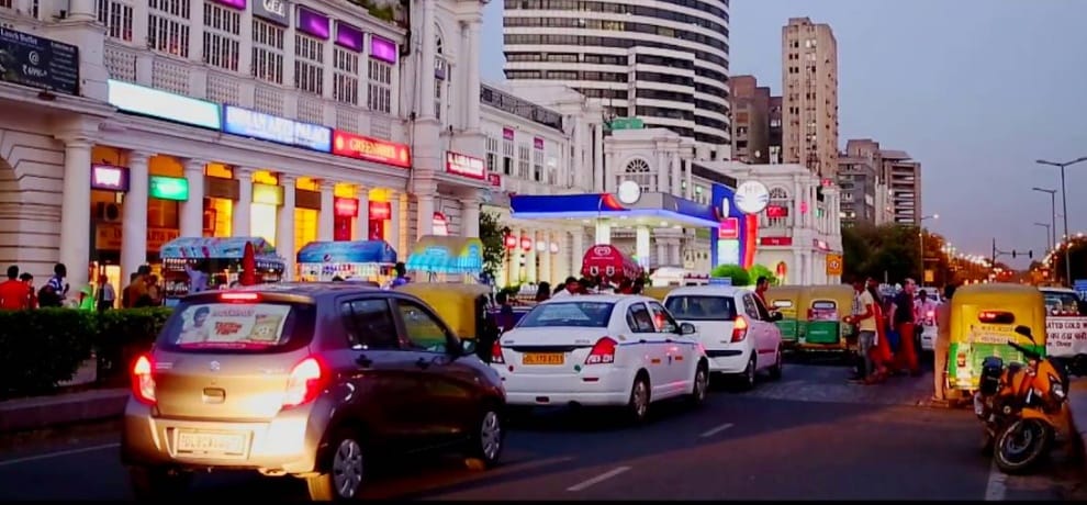 heavy traffic will be there in connaught place