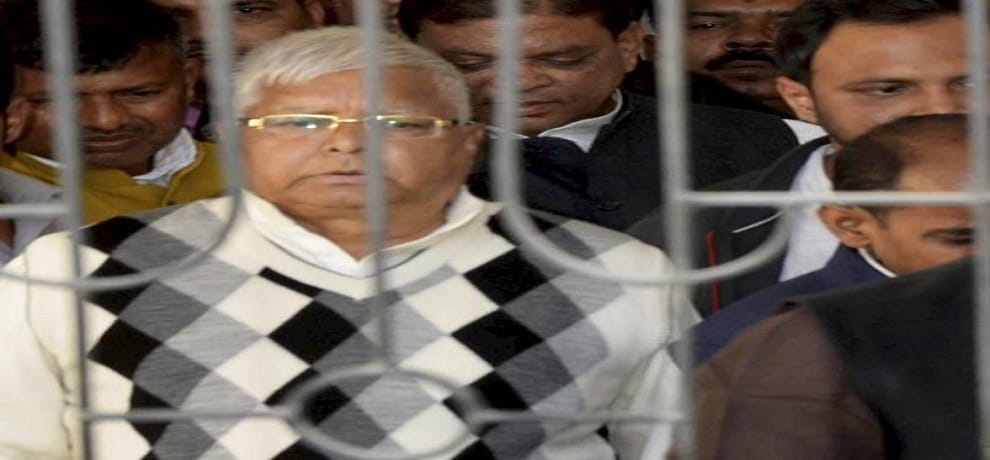 RJD chief Lalu Prasad Yadav has not slept on the first night at Birsa Munda Central Jail in Ranchi