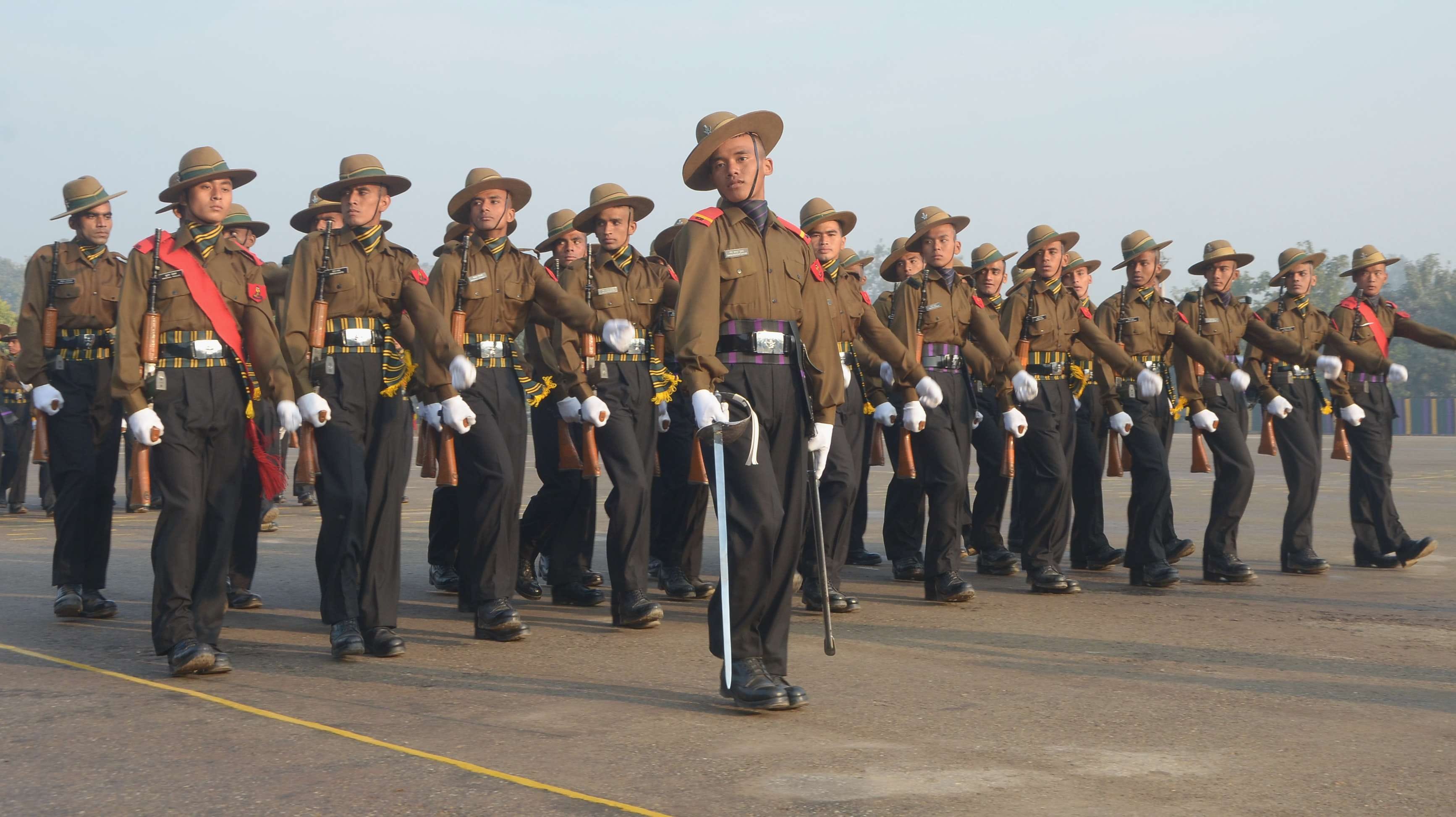 Gurkha soldiers take oath of country service