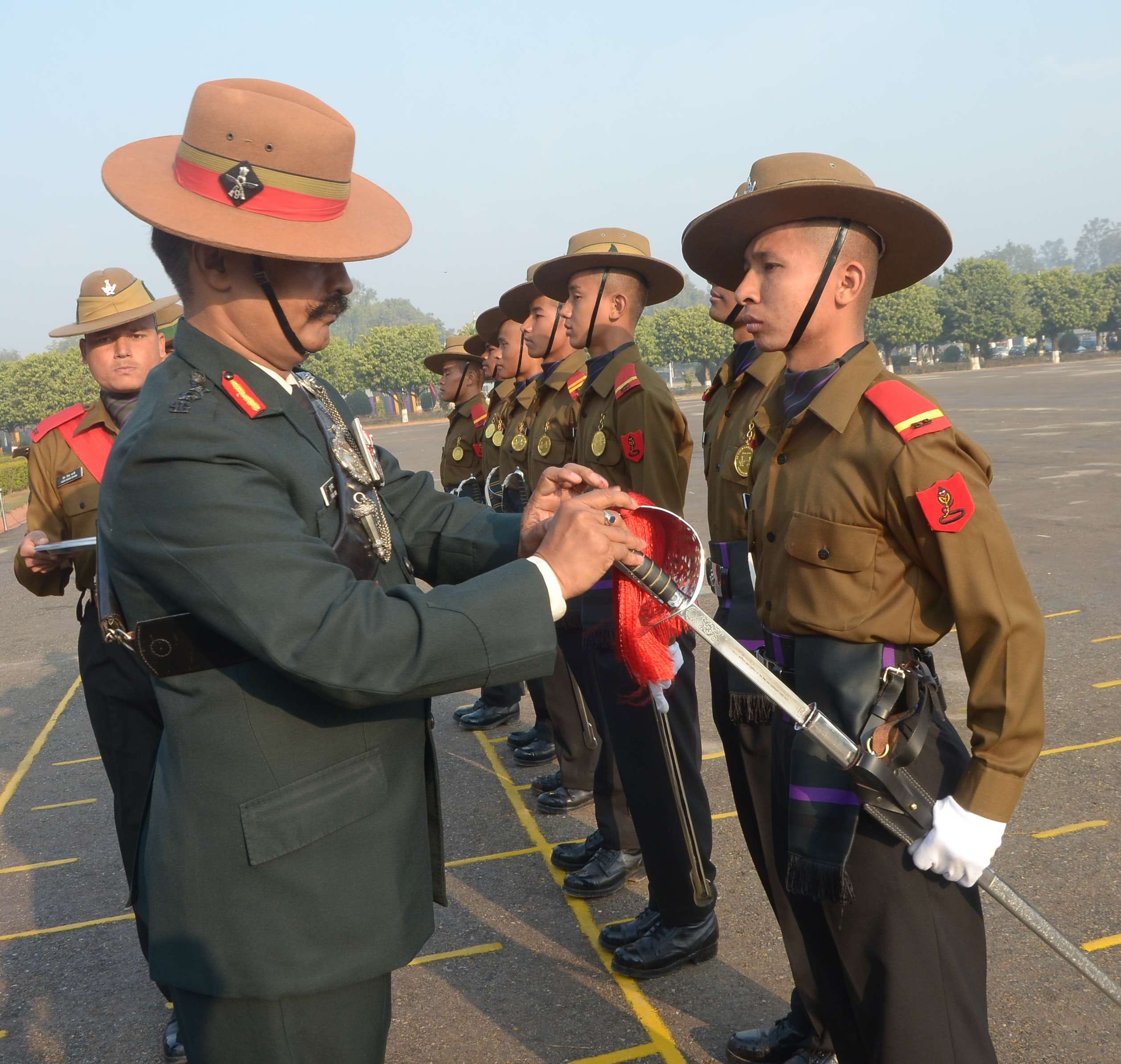 Gurkha soldiers take oath of country service