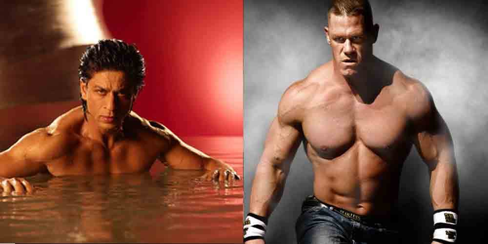 wwe superstar John Cena share a photo of shah rukh khan and this is not the first time