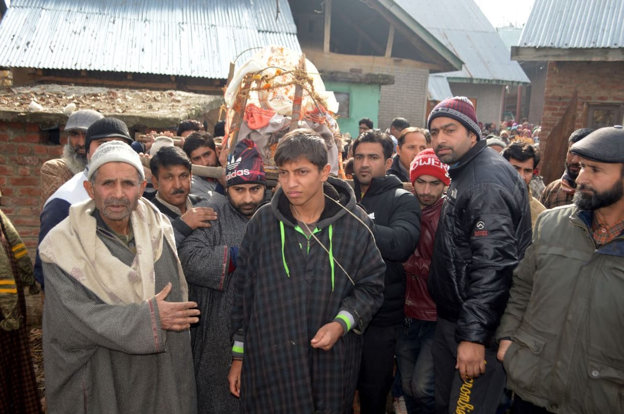 muslims present in Kashmiri Pandit Women's Funeral in j&k