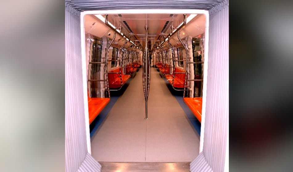 view pics of new magenta line metro whose inauguration will be done by pm modi