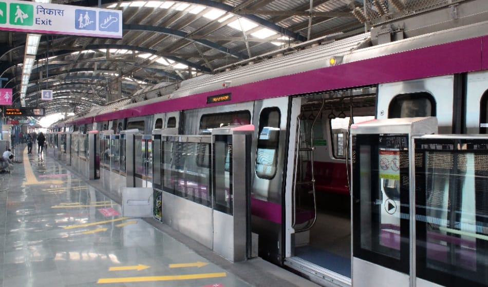 Chief Managing Director of DMRC inaugurates subway on magenta line