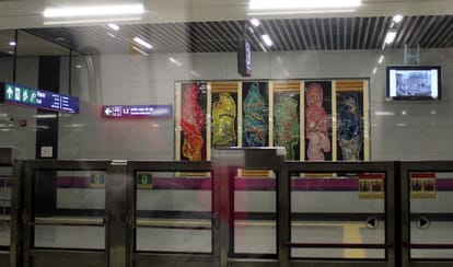 delhi metro janakpuri west station to get Indias tallest escalator breaks mumbai terminal 2 record