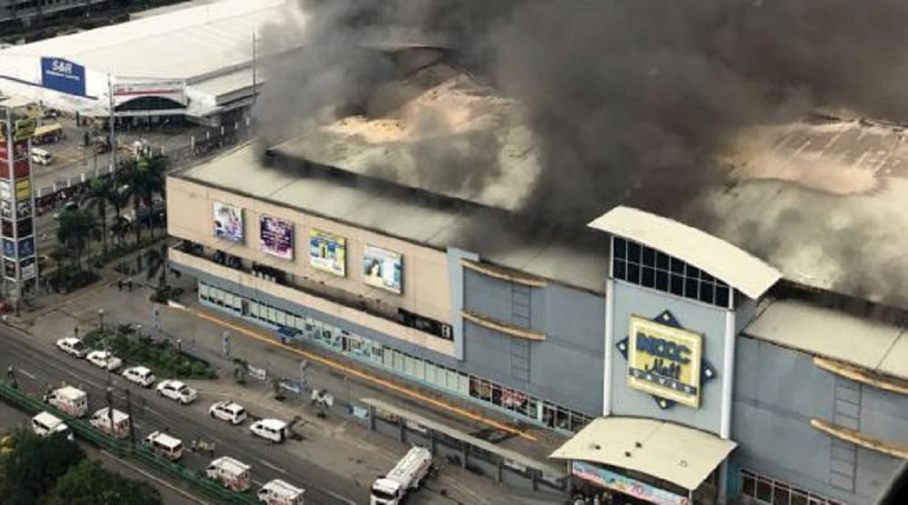  Philippine: Fire in  mall, 2 dozen employees feared trapped
