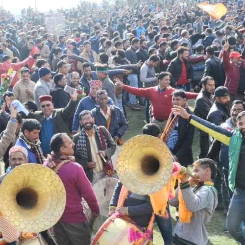Celebration in Himachal after jairam thakur declared chief minister