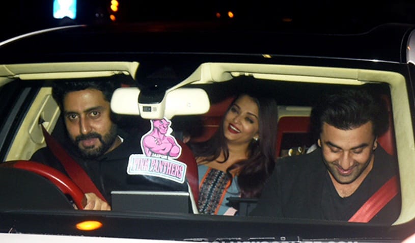 Bollywood christmas party see in pictures shahrukh khan, aishwarya rai, alia bhatt, ranbir kapoor 