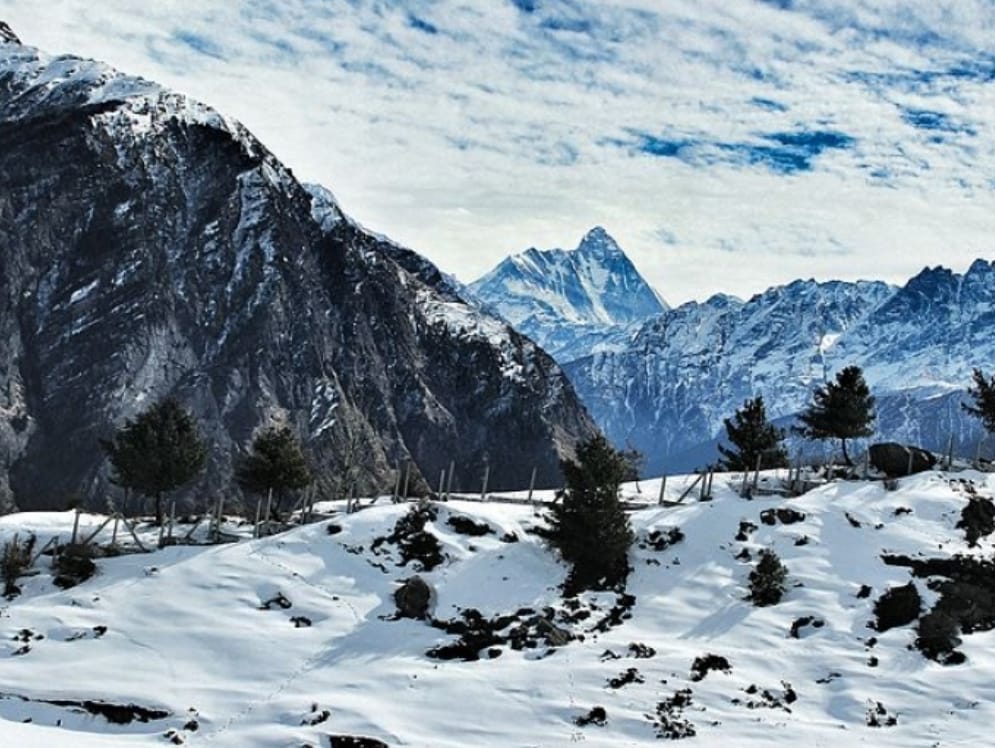New year 2018 celebration in Auli uttarakhand