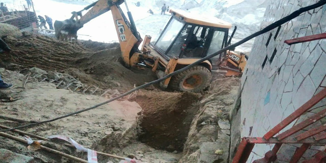 Shivling found in excavation kanpur