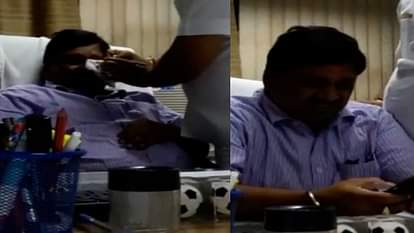 EXECUTIVE ENGINEER OF HOUSING DEVELOPMENT START CRYING AFTER JUNIOR ENGINEER SCOLD HIM IN GHAZIABAD