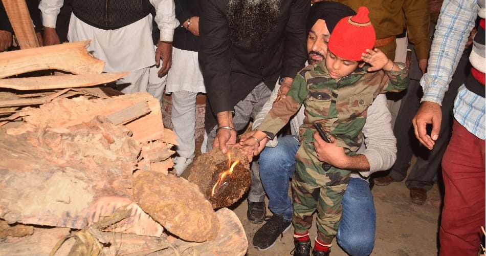 Funeral of martyr pragat singh in karnal