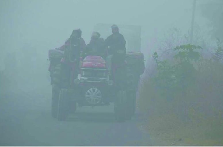 Mercury drops to four degrees, people shiver