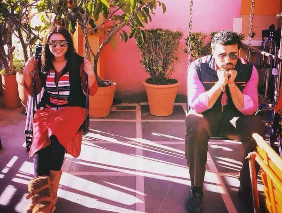 Arjun kapoor Parineeti chopra shoot wedding song for sandeep aur pinky faraar