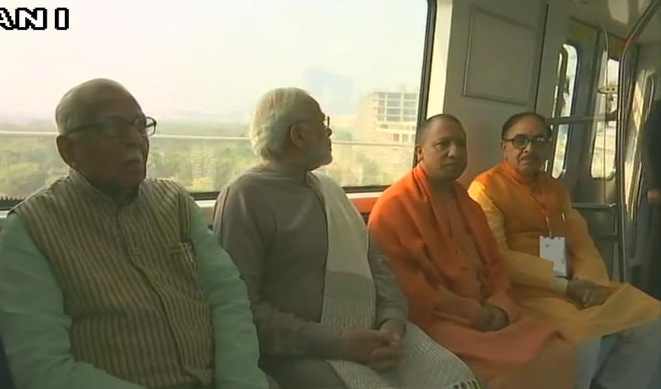 pm modi attacks on myth related to not coming of chief ministers in noida, applauds yogi adityanath