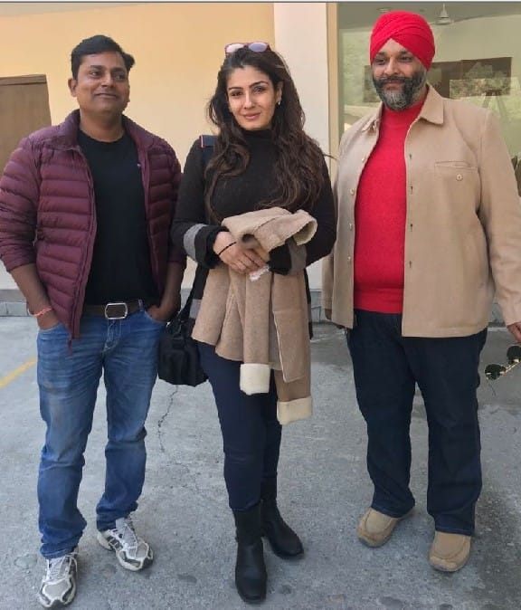 raveena tandon visit Corbett national park uttarakhand for see tiger