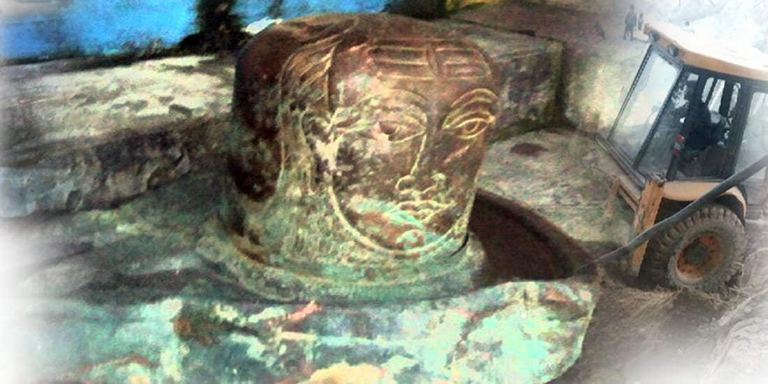 shivling found in Digging namami gange project