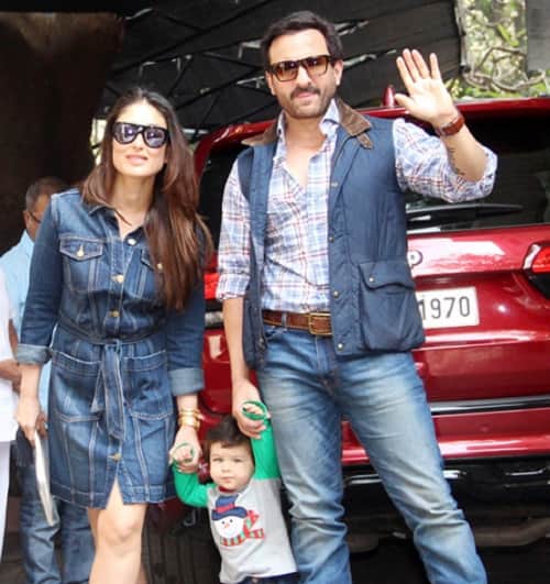 See pics of Taimur Ali Khan finally walking hand in hand with Kareena Kapoor and Saif Ali Khan