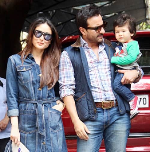 See pics of Taimur Ali Khan finally walking hand in hand with Kareena Kapoor and Saif Ali Khan