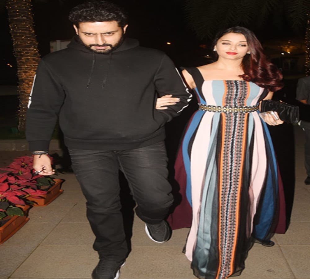 aishwarya rai and abhishek bachchan together birthday party 