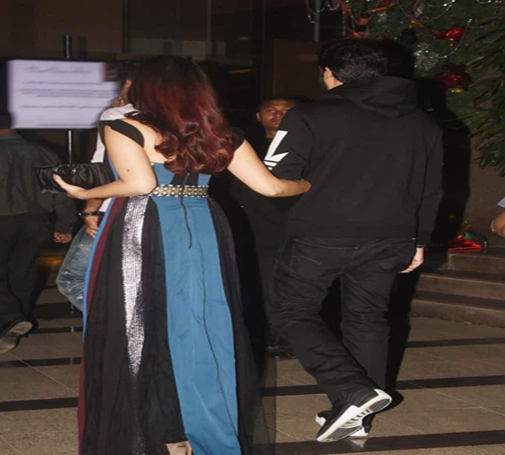 aishwarya rai and abhishek bachchan together birthday party 