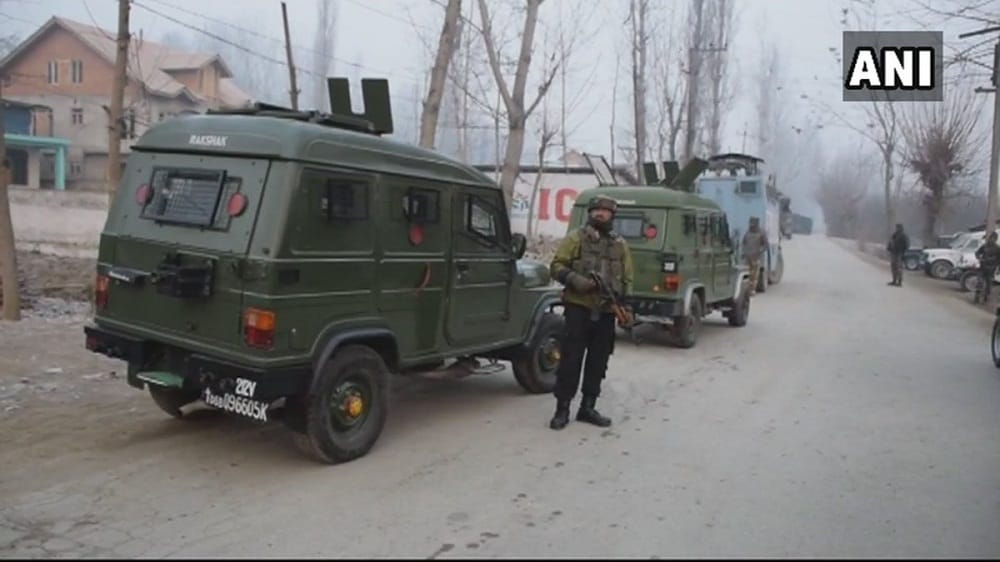 Encounter between security forces and terrorists in J&K Pulwama One terrorist killed