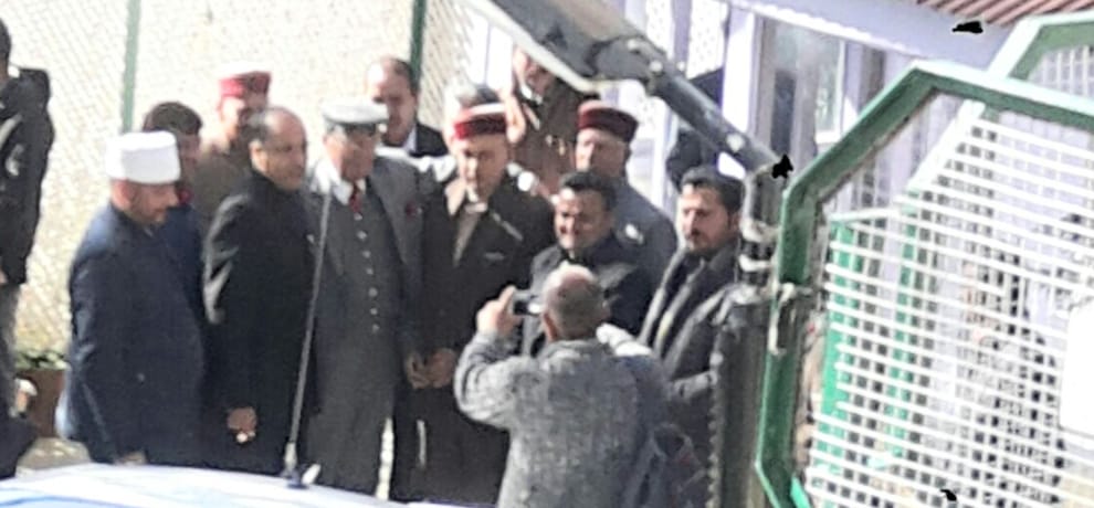 jairam thakur met prem kumar dhumal at shimla