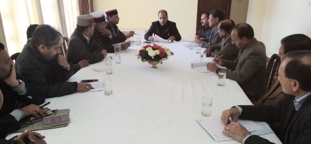  jairam thakur meeting with officer at shimla