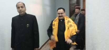  jairam thakur meeting with officer at shimla