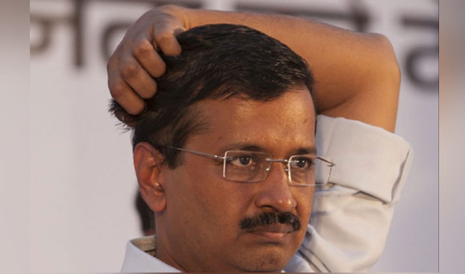 bjp protested against aap government's betrayal to public